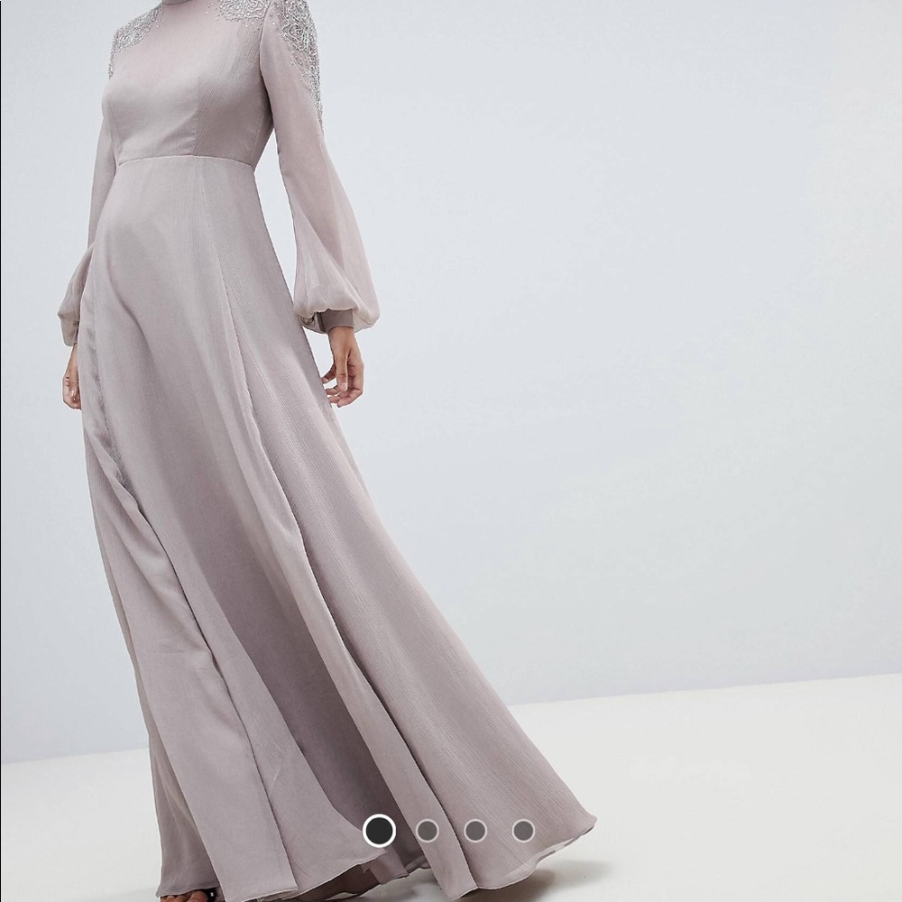 ASOS beaded maxi dress